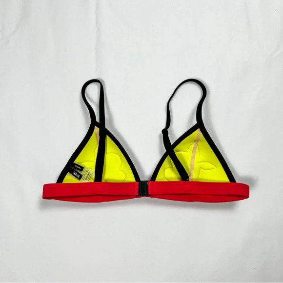 Triangl Floral Neoprene Bikini Top - Picture 4 of 6